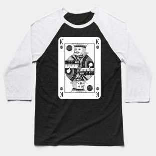 Funny Synthesizer King for Musician Baseball T-Shirt